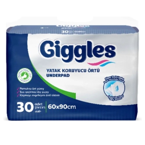 Giggles Yatak Koruyucu Örtüsü 60x90 30 lu